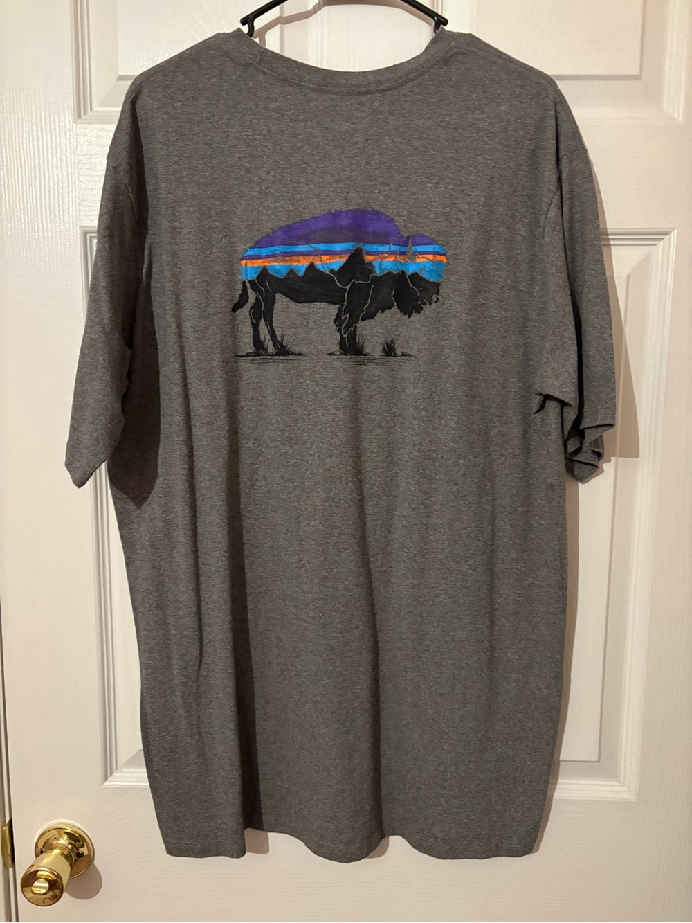 XL - Patagonia Short Sleeve Tee in Heather Gray